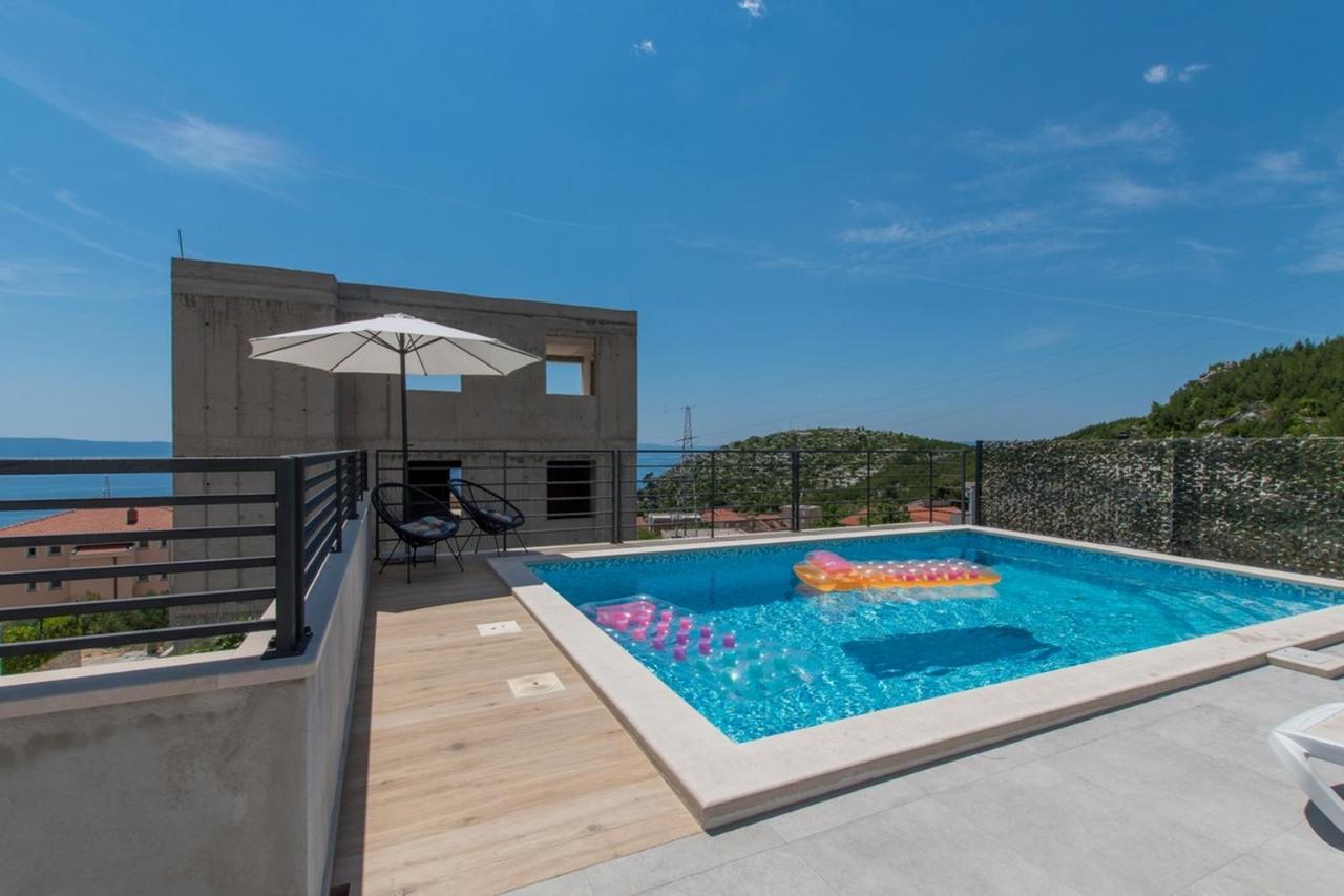 מאקרסקה Villa Violet With Salt Water Pool מראה חיצוני תמונה