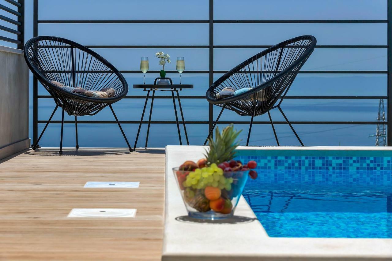 מאקרסקה Villa Violet With Salt Water Pool מראה חיצוני תמונה