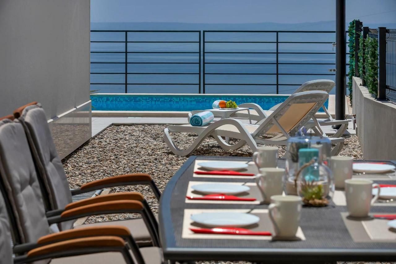 מאקרסקה Villa Violet With Salt Water Pool מראה חיצוני תמונה